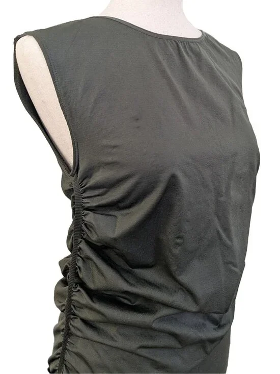 NWOT Blanqi Maternity Olive Tank Dress size L/XL - Picture 4 of 14